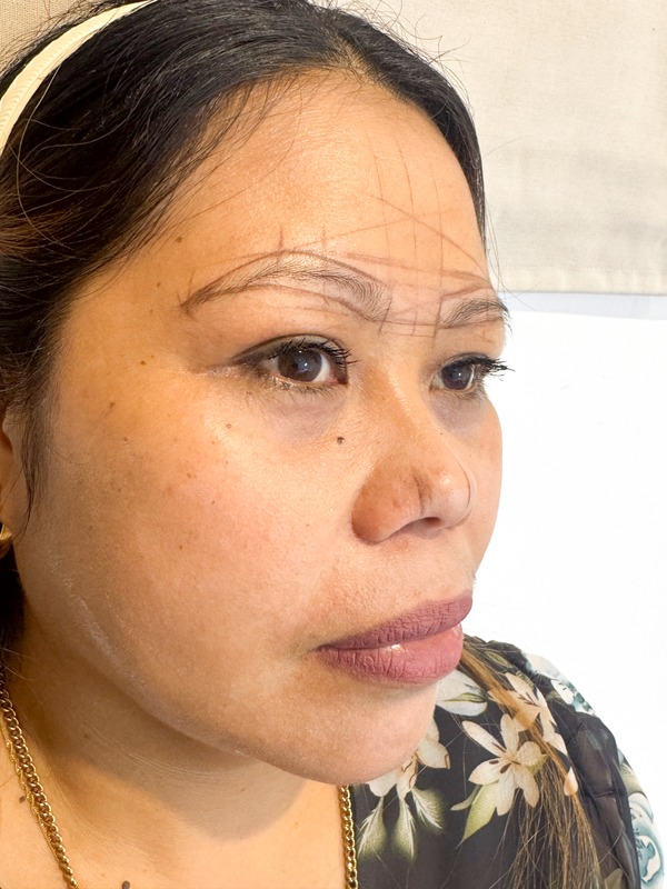 Before microblading