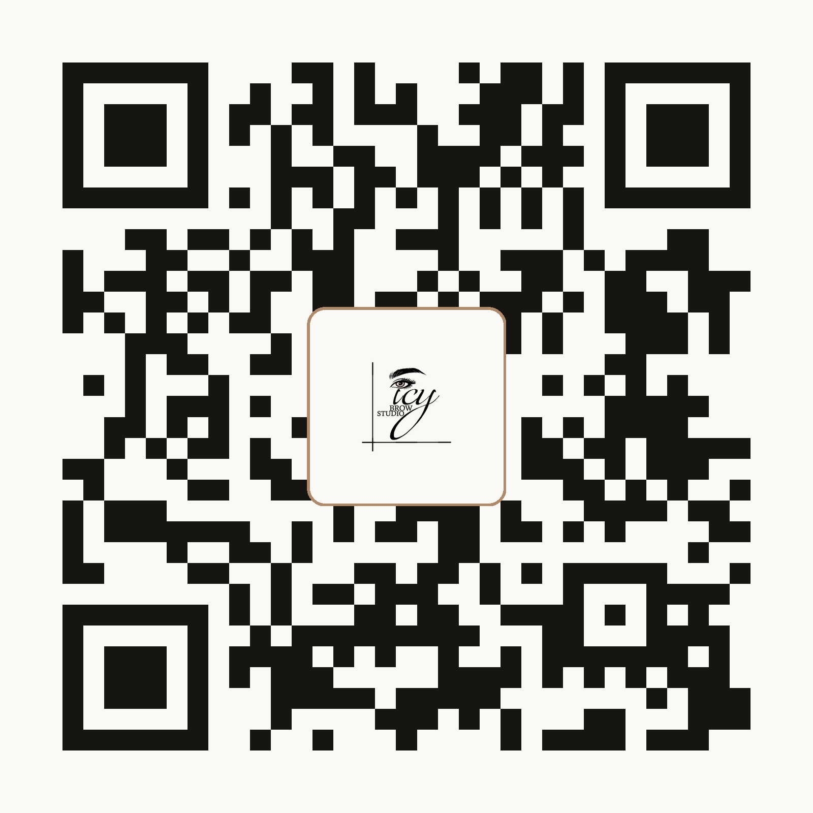 Icy Brow Studio QR Code