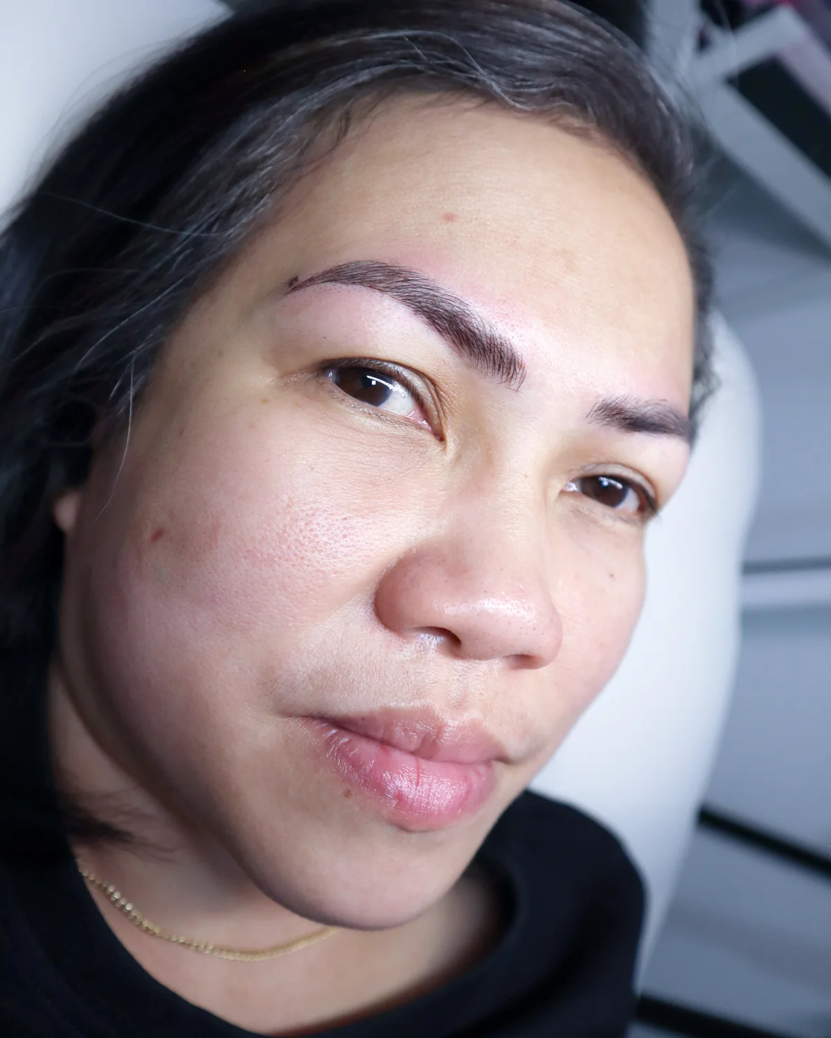 Client result 1 after microblading
