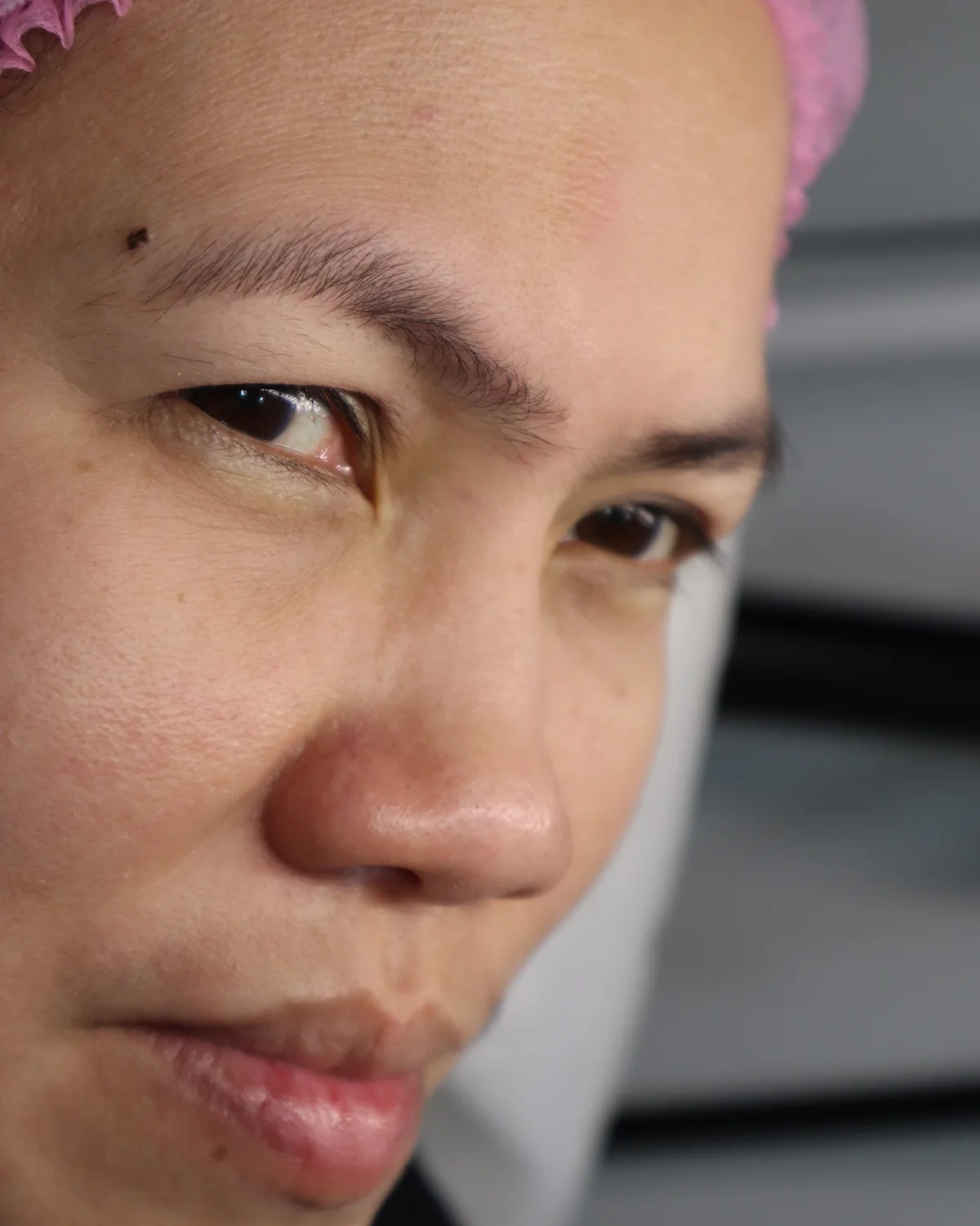 Client result 1 before microblading